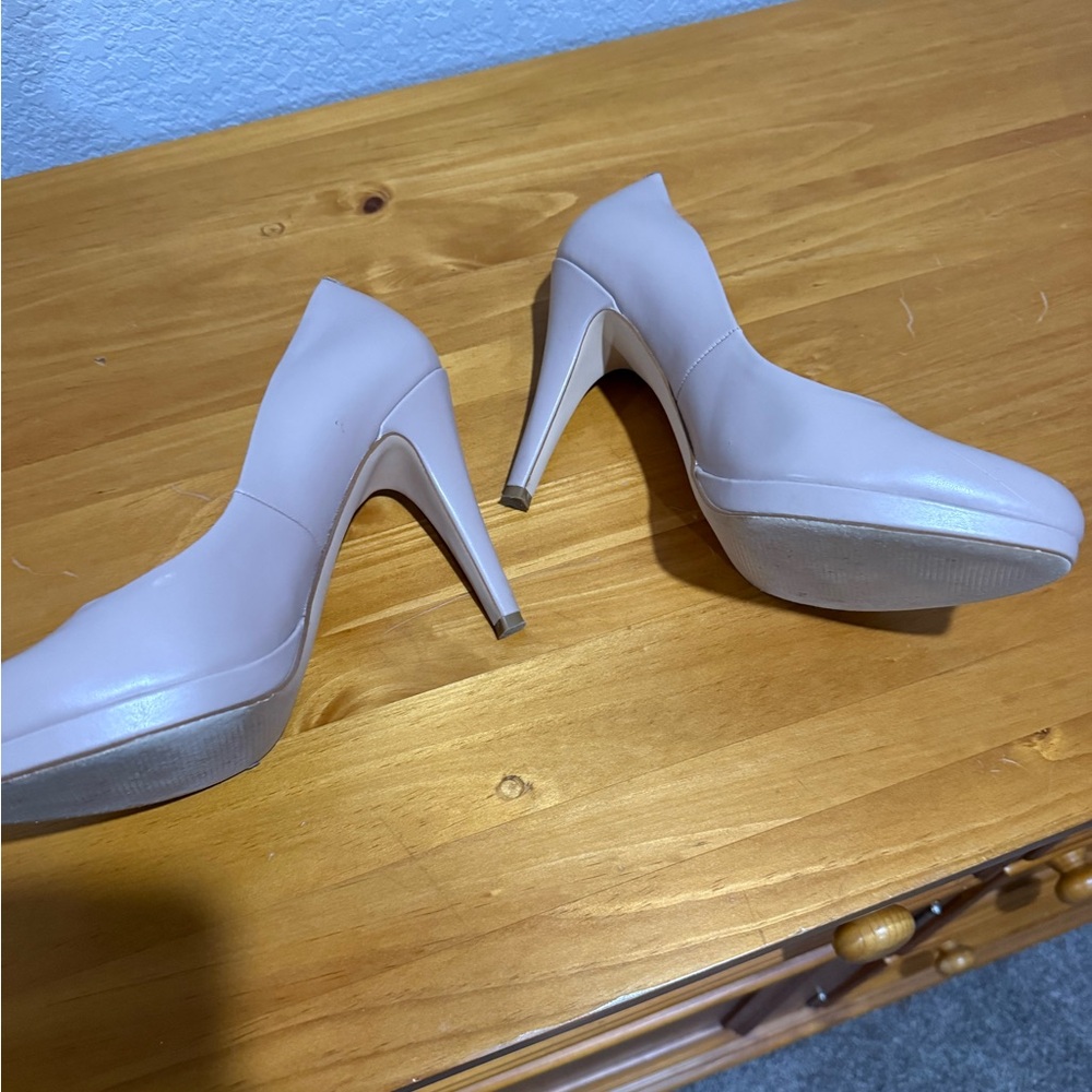 Nine West Blush Pink Platform Heels